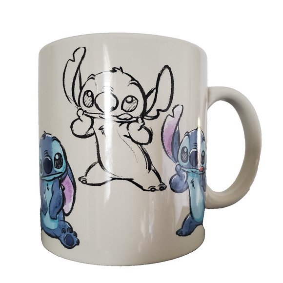 Disney Stitch 626 Lilo & Stitch 14oz Cup Ceramic Mug New Adult's Over-Sized - Picture 1 of 7